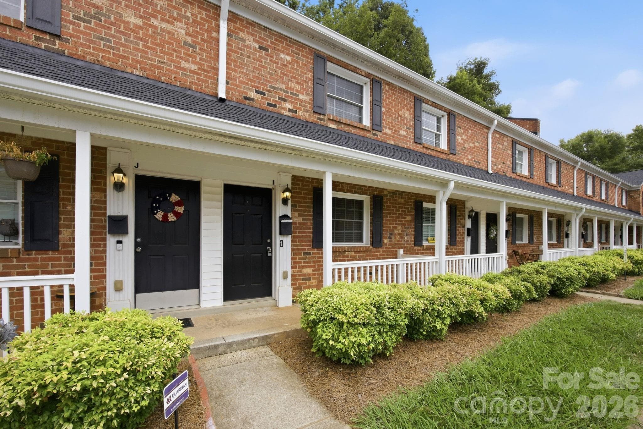 Front porch welcomes you from the moment you arrive - 1215 Green Oaks Lane, Charlotte
