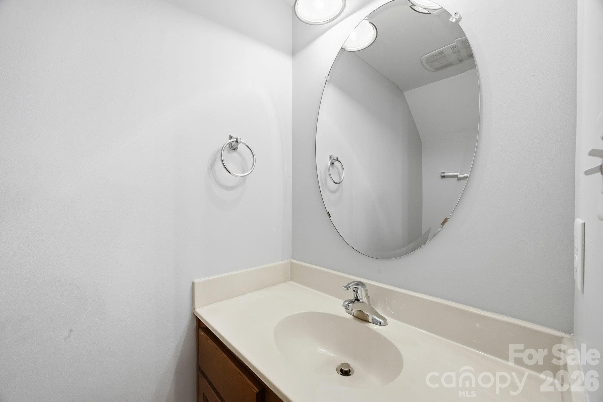 Half bathroom on main level - 1215 Green Oaks Lane, Charlotte