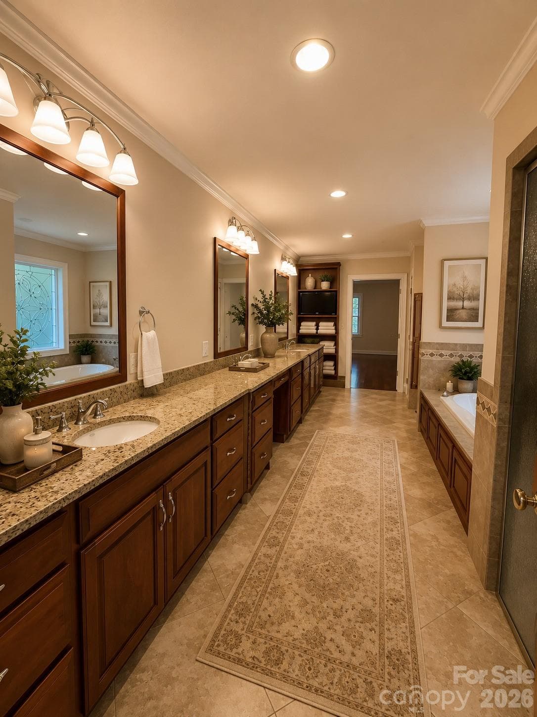 Primary Bathroom - Heated Floors - 900 Courtney Court SE, Concord