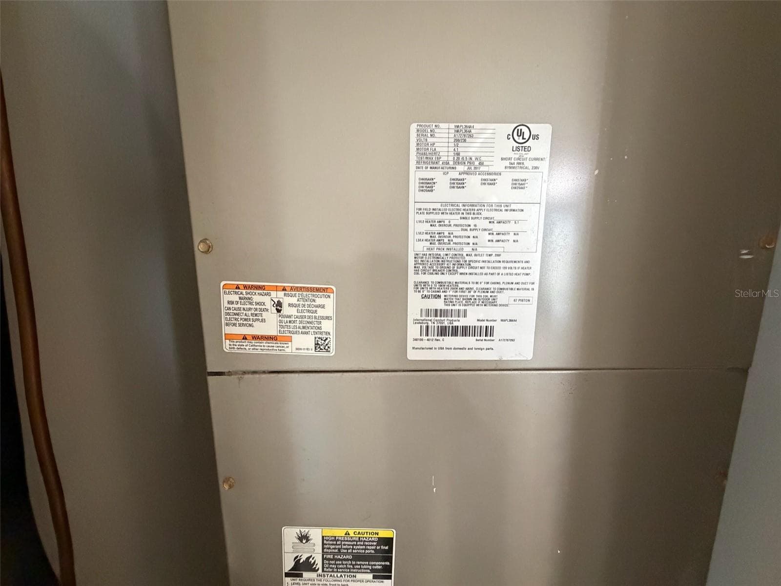 Air Handler - 6945 ORKNEY AVE N, ST PETERSBURG