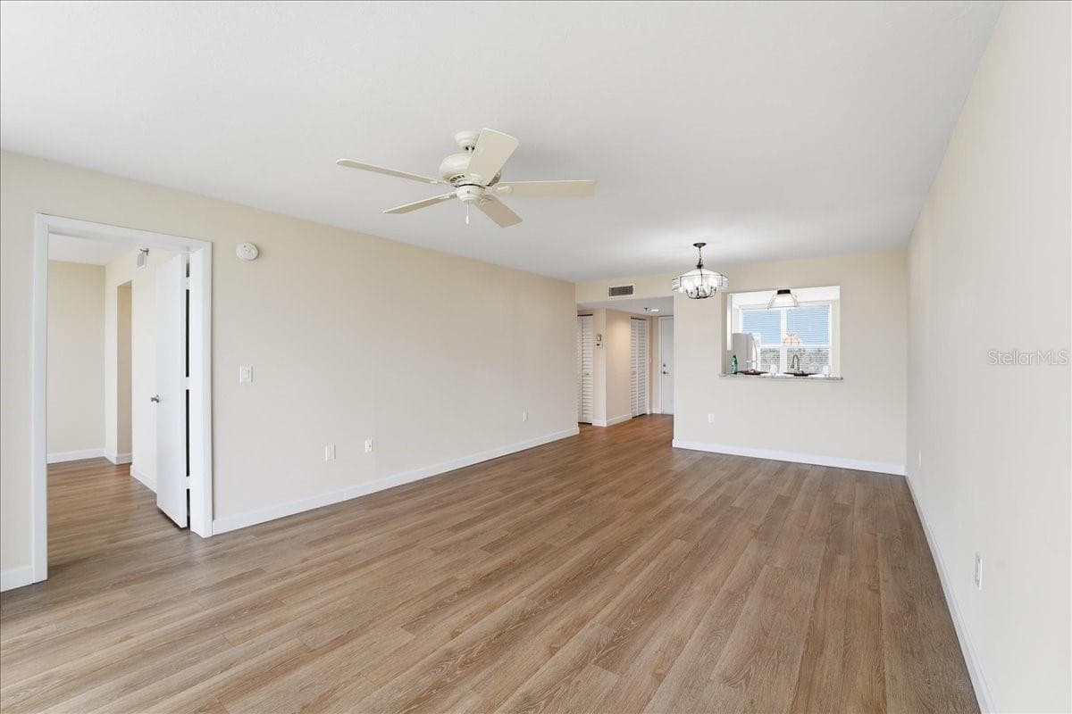 View to front door from the lanai - 4550 PINEBROOK CIR #506, BRADENTON