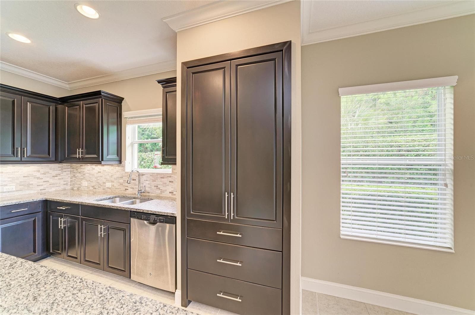 Pantry was converted to match the cabinets. Pull out shelves and drawers - 1936 ORANGE LAKE CV, BRADENTON
