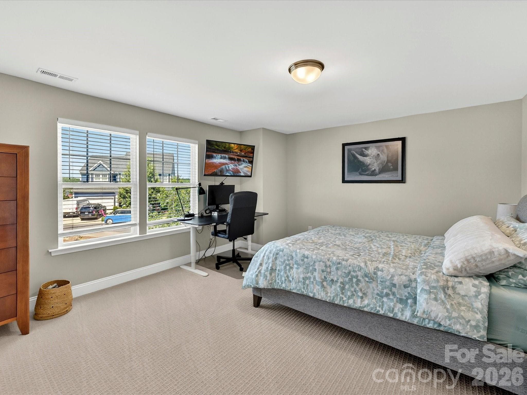 Spacious Bedroom 2 with Upgraded Carpet - 6203 Six String Court, Fort Mill