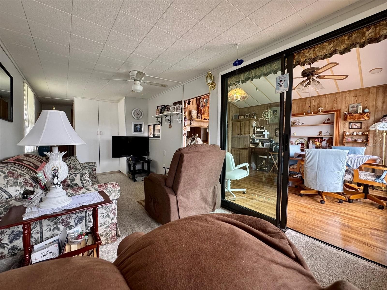 Living Room from Front Door - 35224 DODIE DR #Lot 12, ZEPHYRHILLS