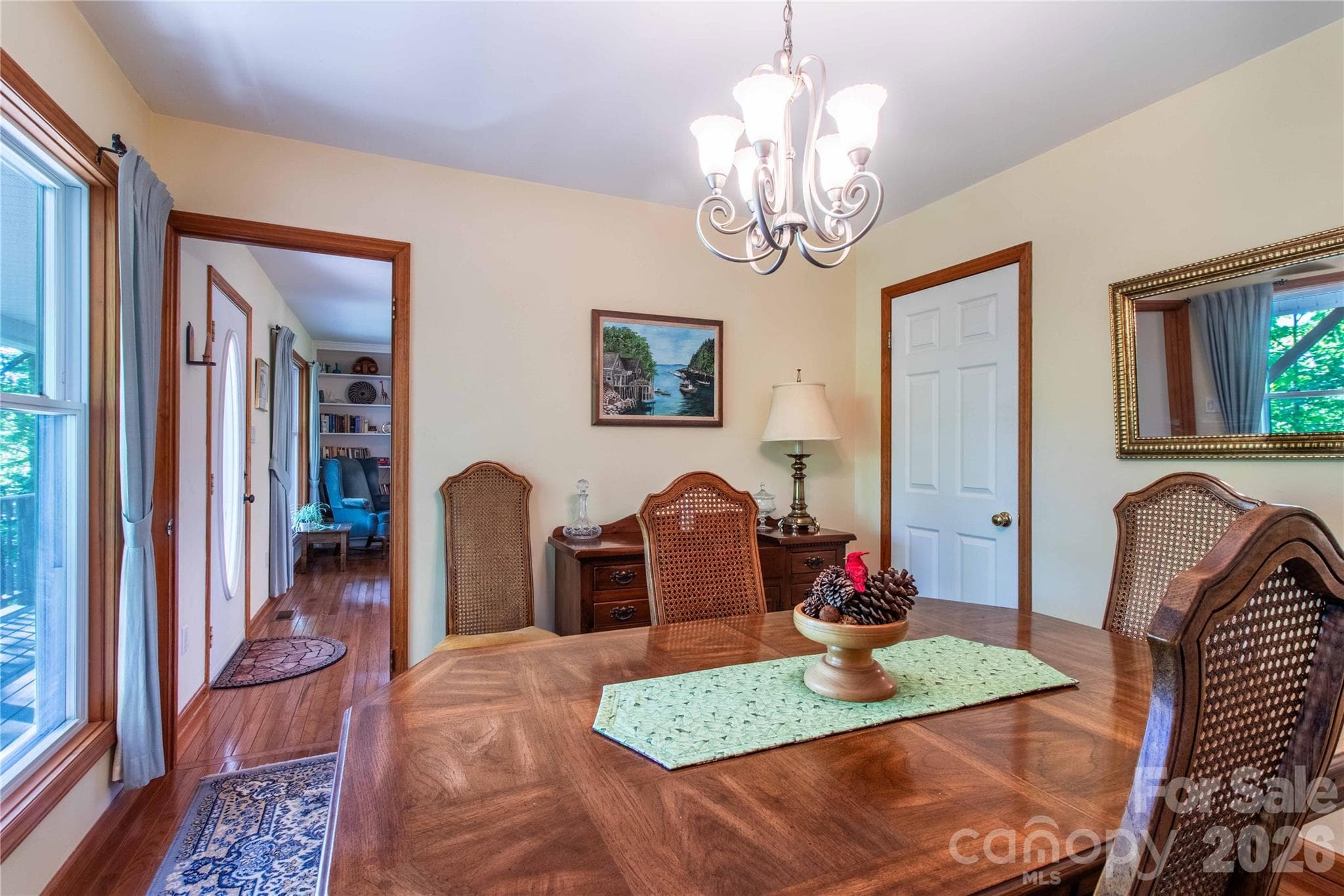 Formal dining room on main level could become a flex space if a formal dining room isn't needed/wanted. - 22 Great Aspen Way, Black Mountain