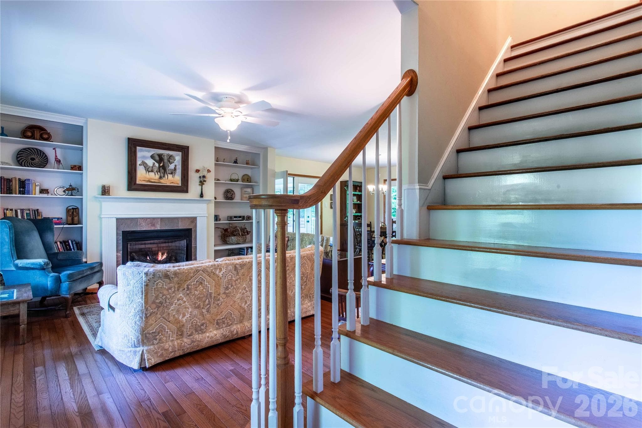 Let's go upstairs to the primary bedroom and full bath, as well as another bedroom and full bath. - 22 Great Aspen Way, Black Mountain