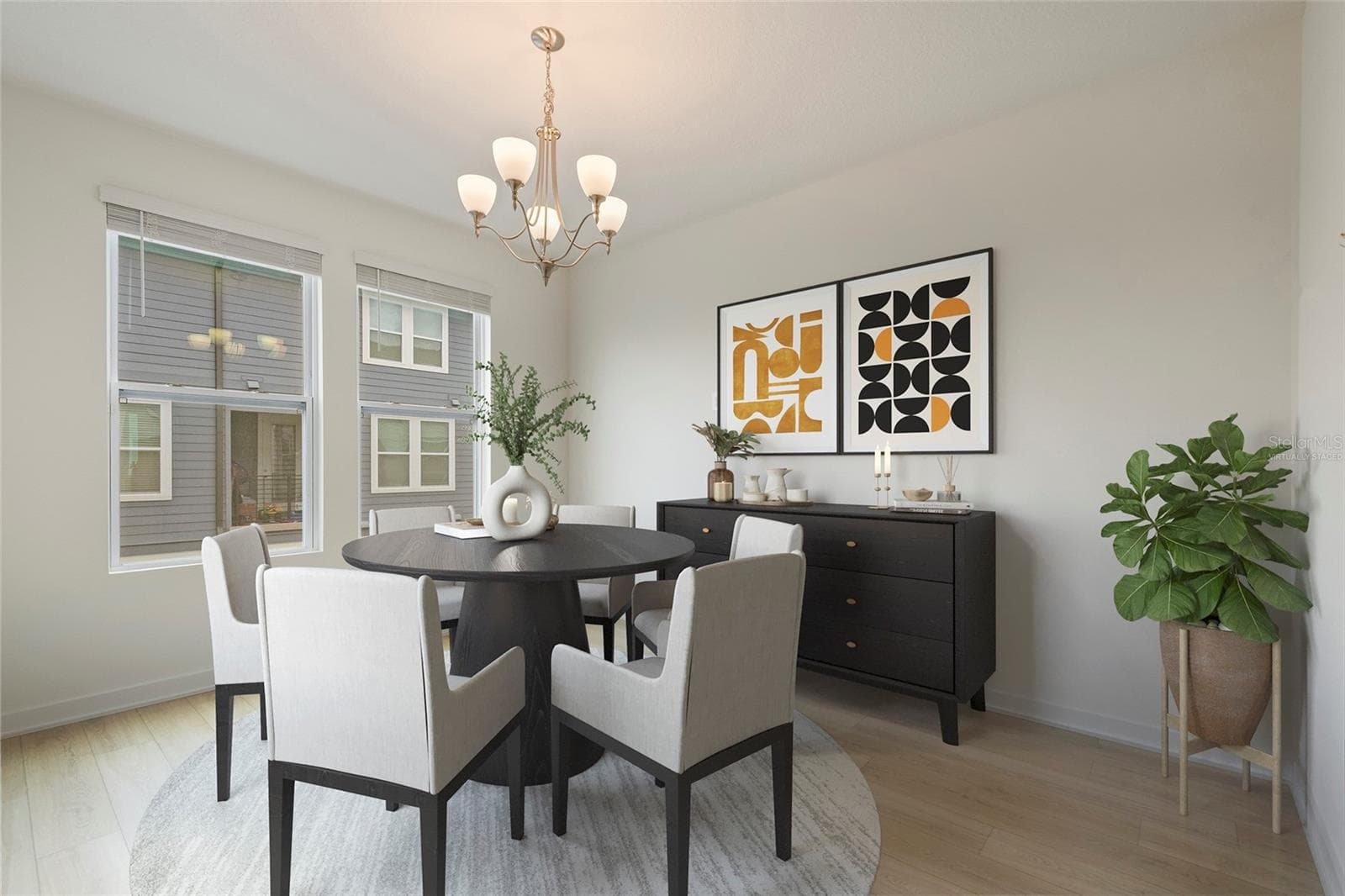 Virtually Staged Dining - 12551 WILLSTATTER AVE, ORLANDO