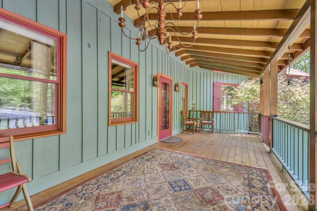 Covered front porch - 1590 Shulls Mill Road, Boone