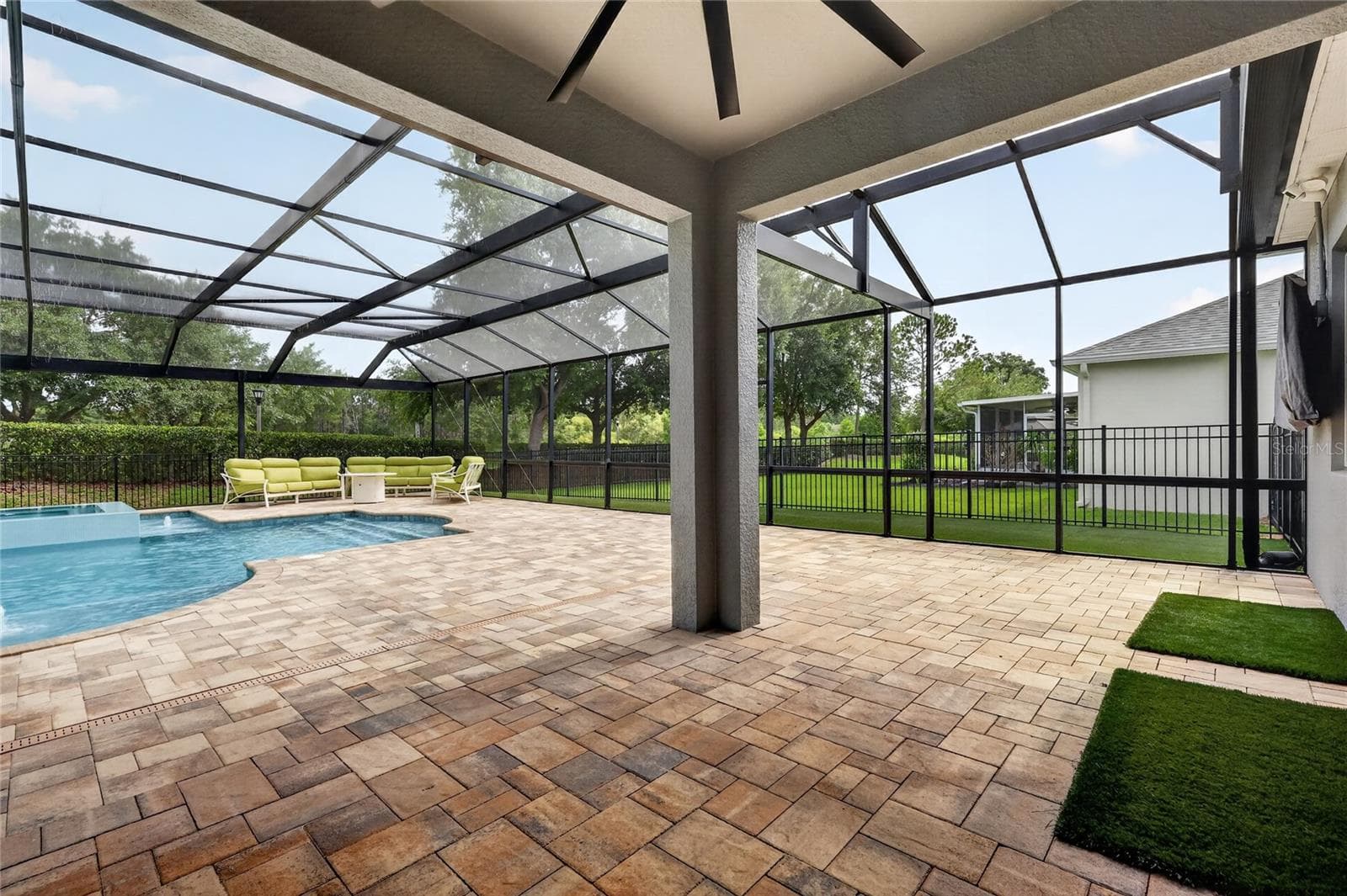Covered lanai ~ pool area - 5006 RISHLEY RUN WAY, MOUNT DORA