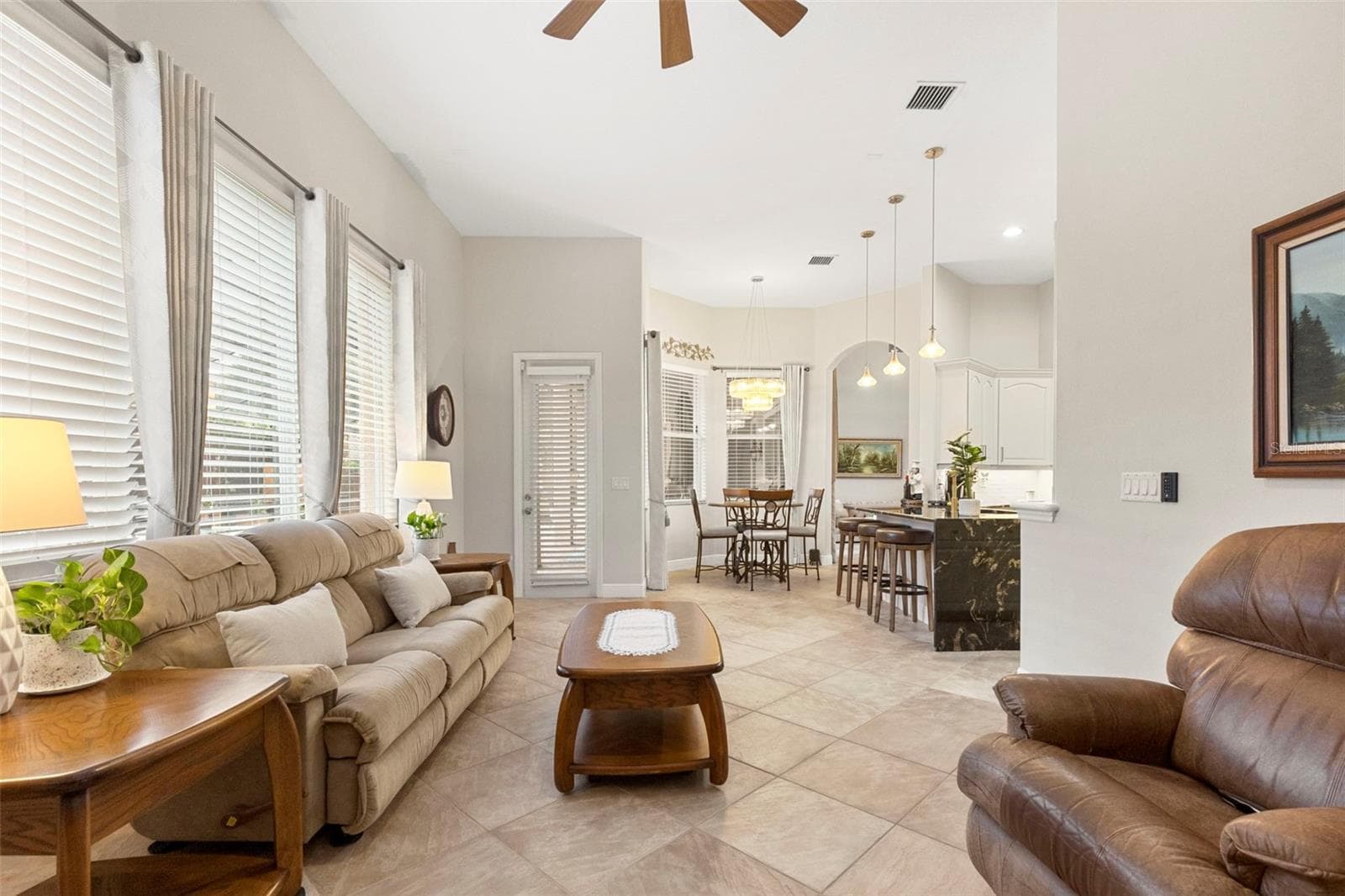 Family Room-Access To Lanai - 20203 CANE RIVER WAY, TAMPA