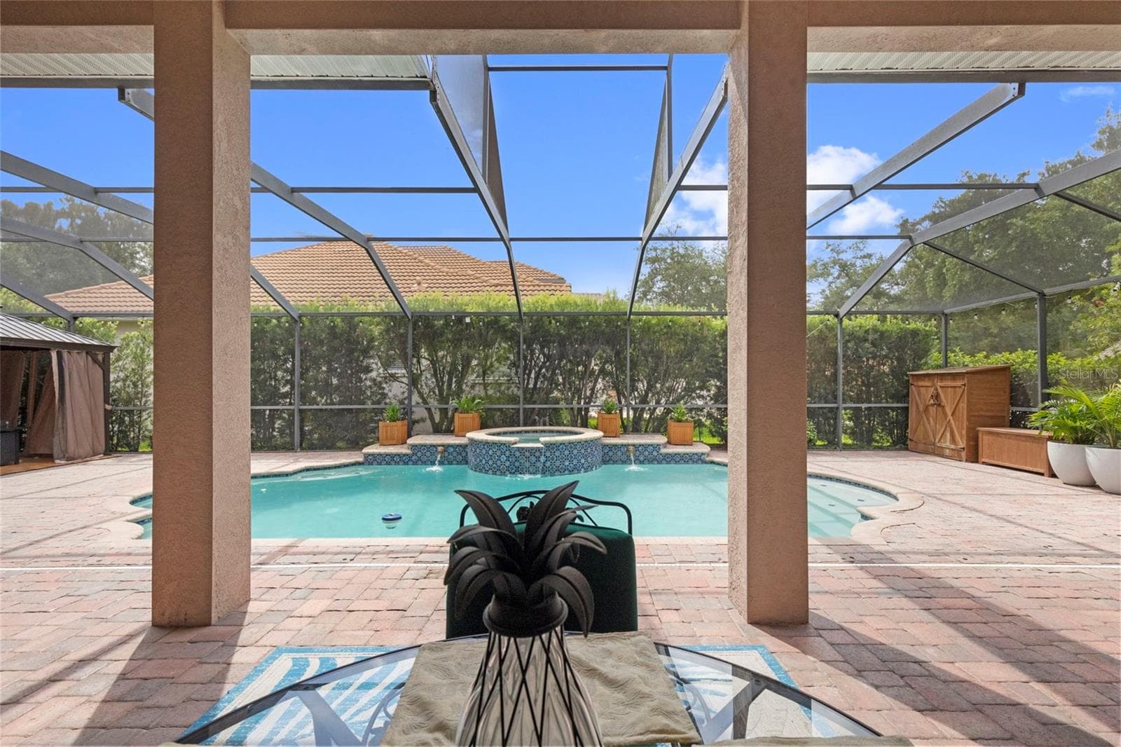 Outdoor Covered Seating Area - 20203 CANE RIVER WAY, TAMPA