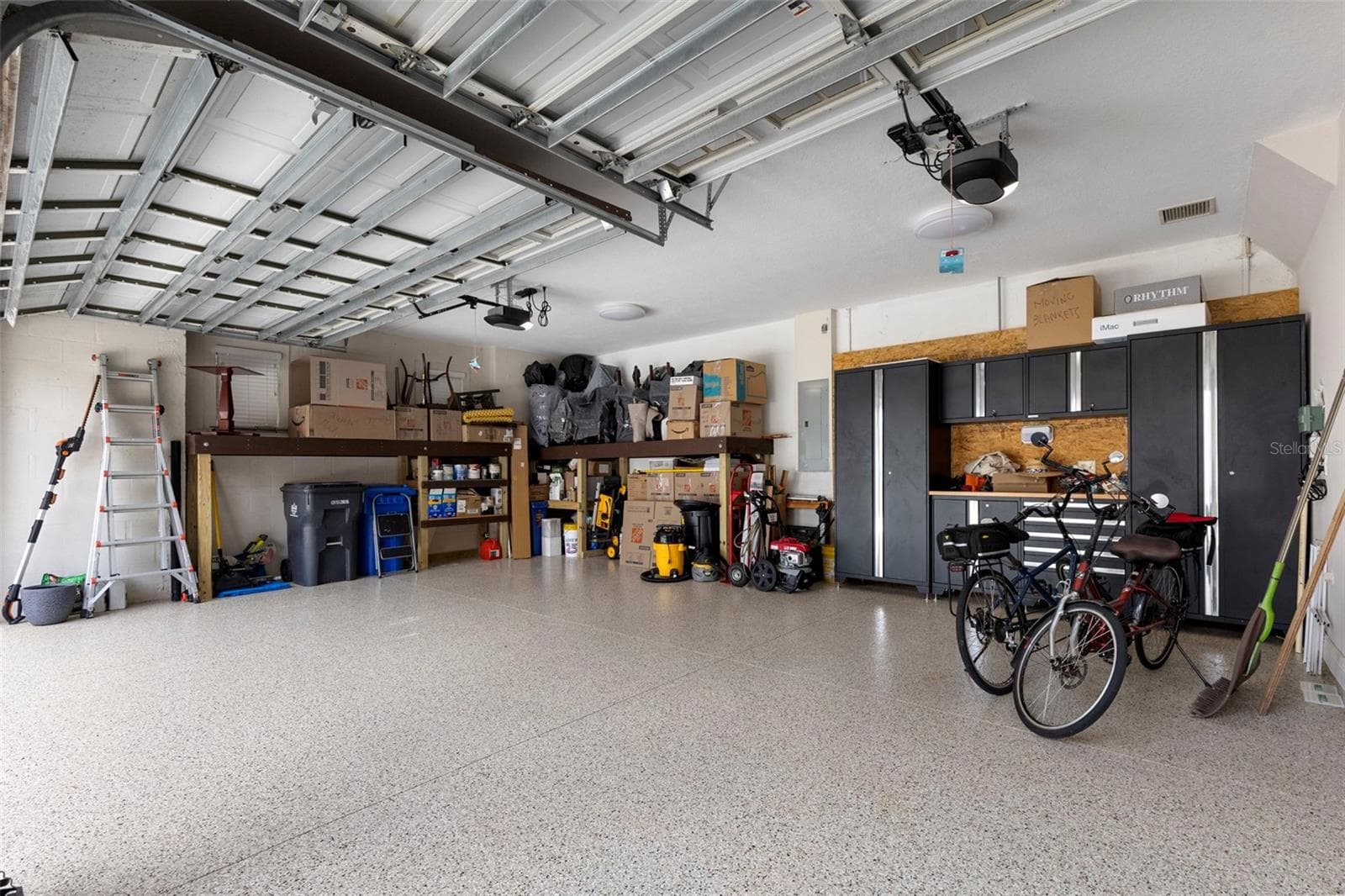 Garage-Shelving, Metal Cabinets & Workbench - 20203 CANE RIVER WAY, TAMPA