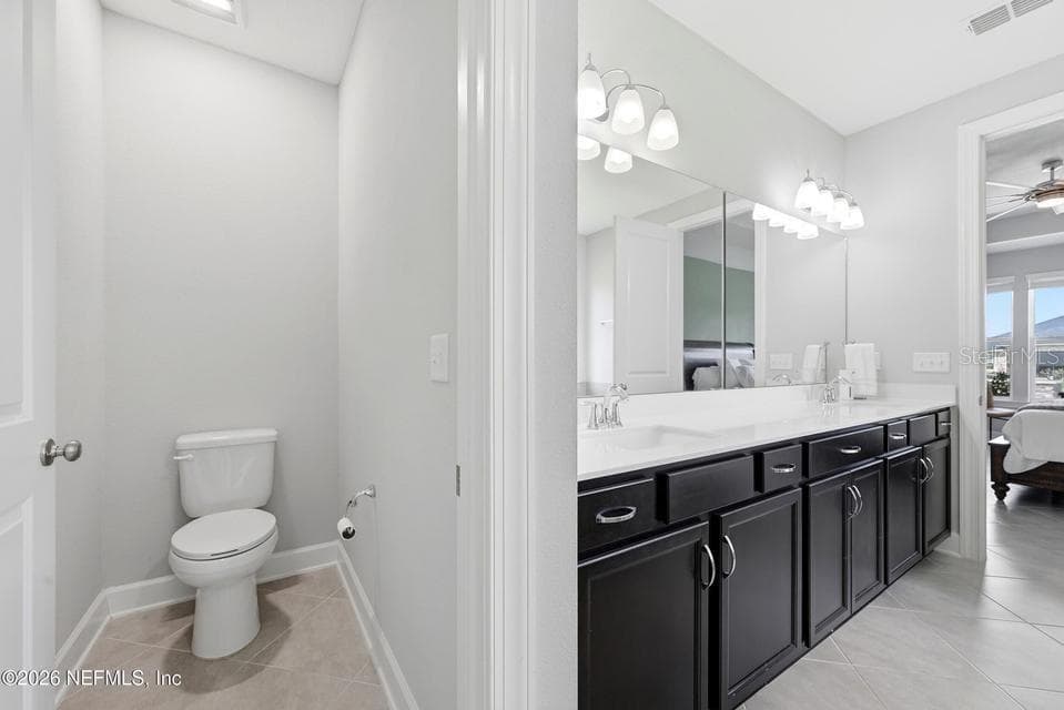 Downstairs Primary Bathroom - 128 WINDWALKER DR, ST AUGUSTINE