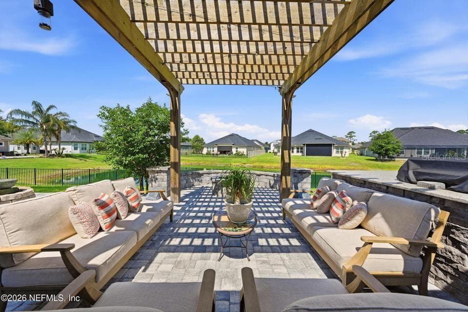 Outdoor Entertainment Area - 128 WINDWALKER DR, ST AUGUSTINE