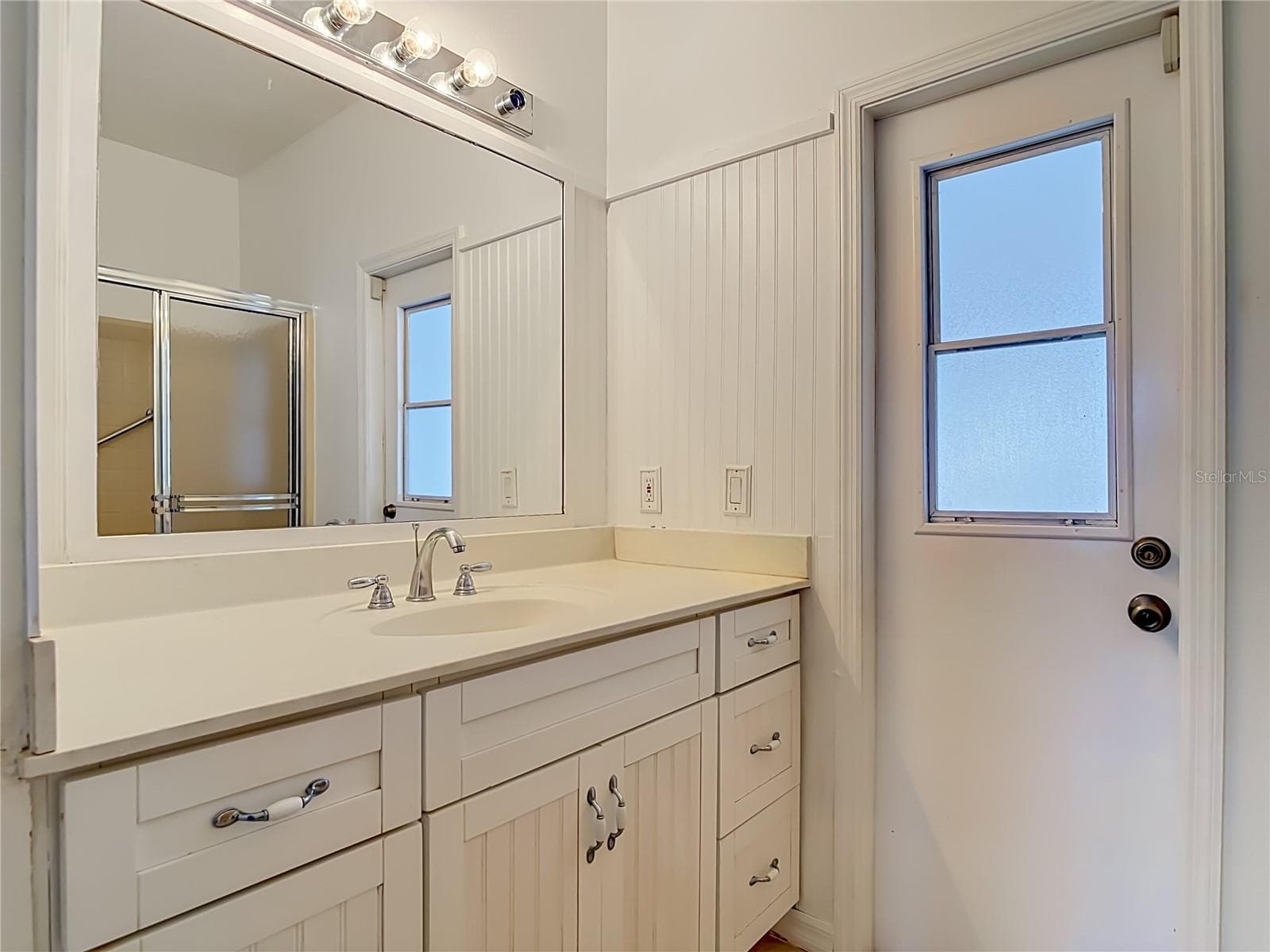 Master Bath with Shower to Lanai - 4624 S ATLANTIC AVE, NEW SMYRNA BEACH