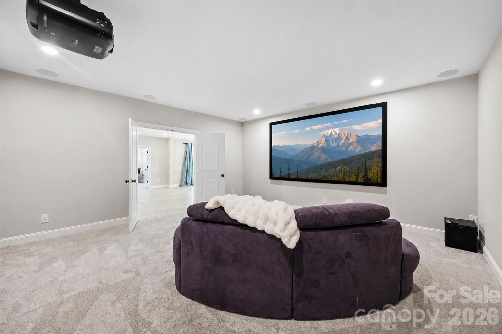Theater Room - 6039 Chimney Bluff Road, Lancaster