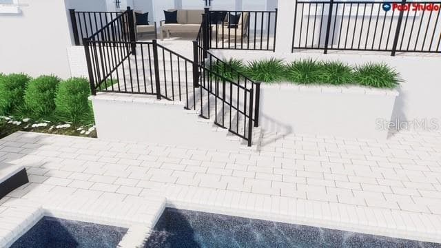 Rendering-expansive pool deck - 4629 W LONGFELLOW AVE, TAMPA