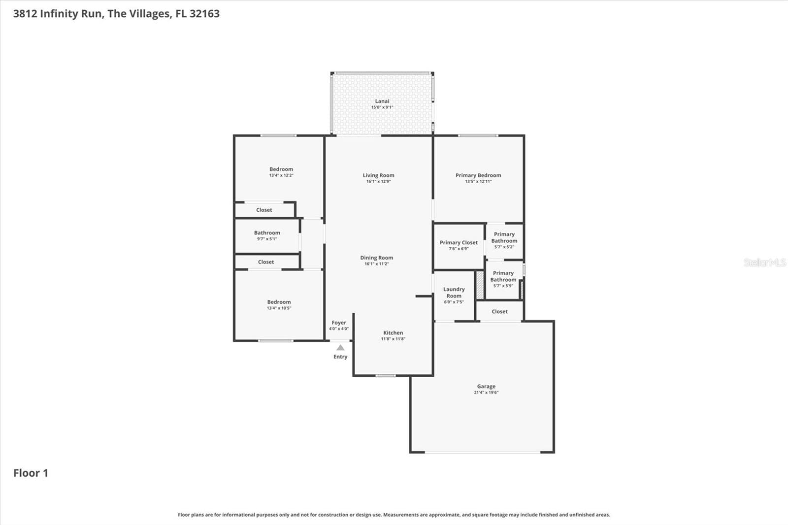 Floor Plan - 3812 INFINITY RUN, THE VILLAGES