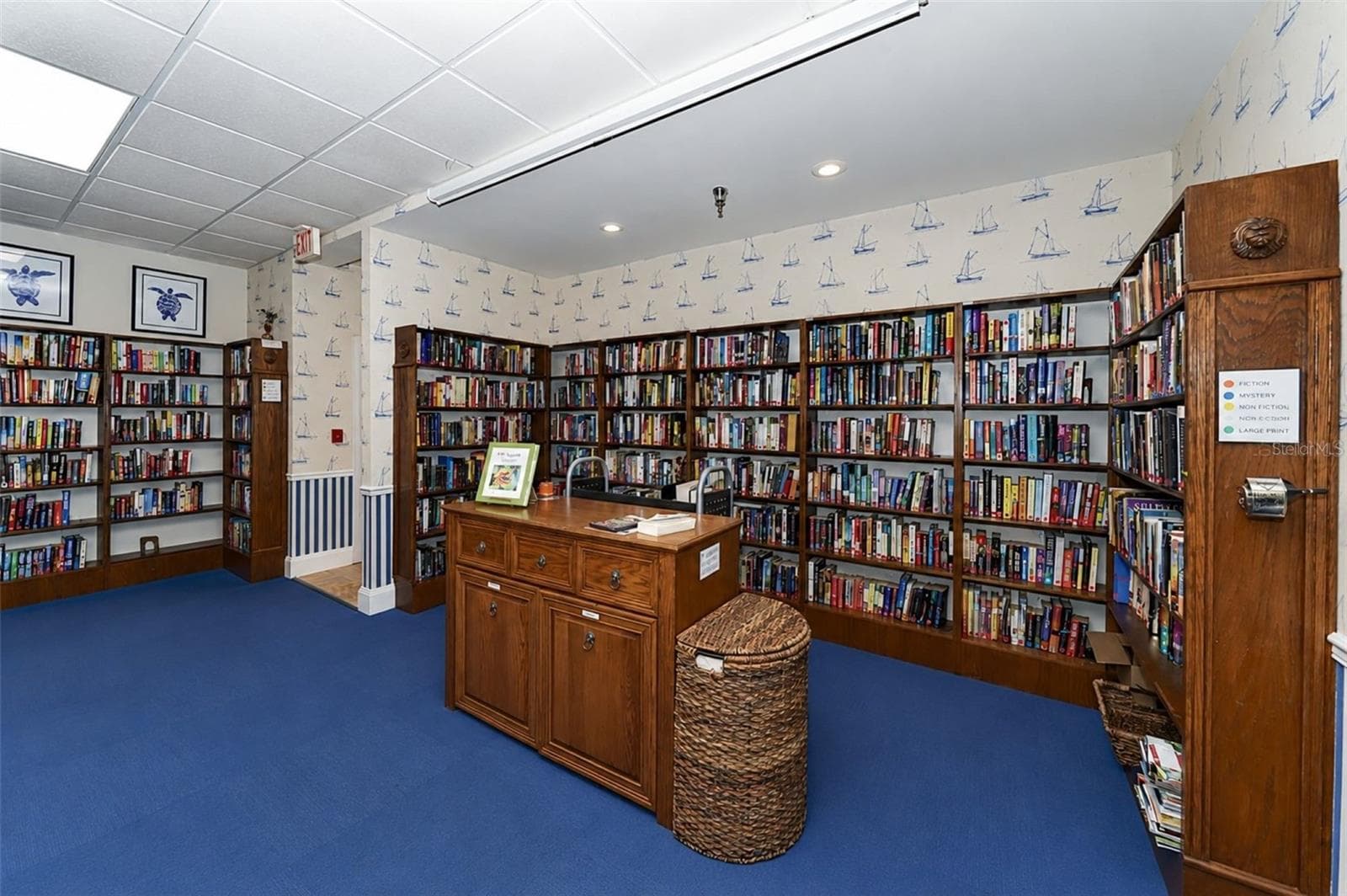 Mt Vernon on Sarasota Bay clubhouse media center - 9425 ANDOVER CIR, BRADENTON