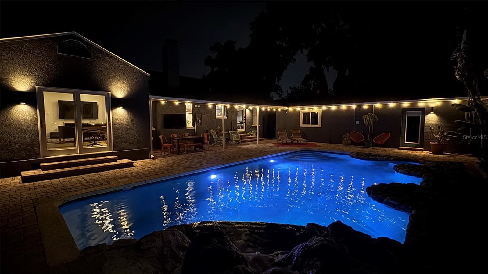 Night Pool View - 795 30TH ST, ORLANDO