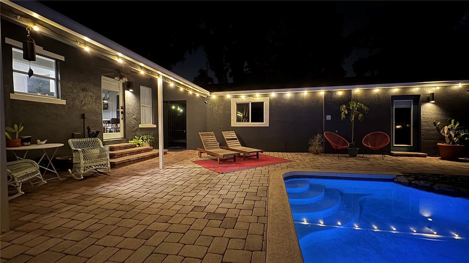 Night Pool View - 795 30TH ST, ORLANDO