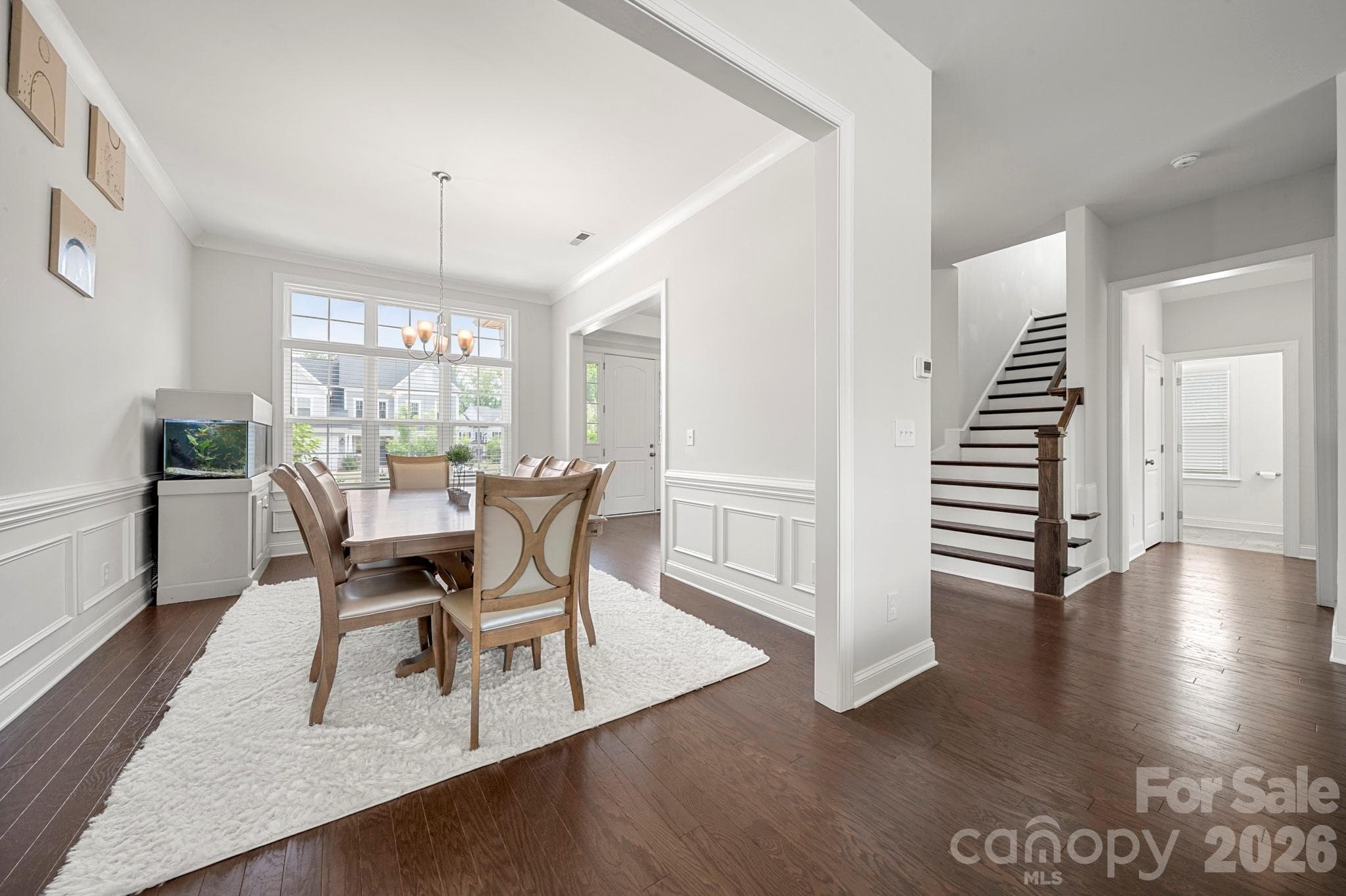 Dining Room and Foyer - 5005 Alexander Manor Drive, Charlotte