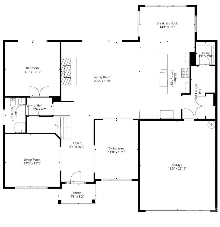 Main Level - 5005 Alexander Manor Drive, Charlotte