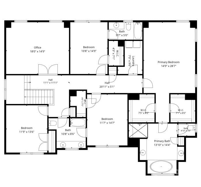 Upper Level - 5005 Alexander Manor Drive, Charlotte