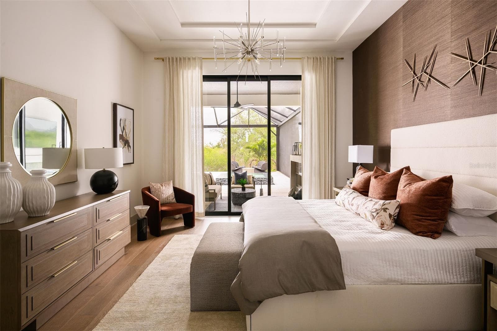 Primary Suite (photo from Lago model) - 8613 SANDPOINT ST, SARASOTA