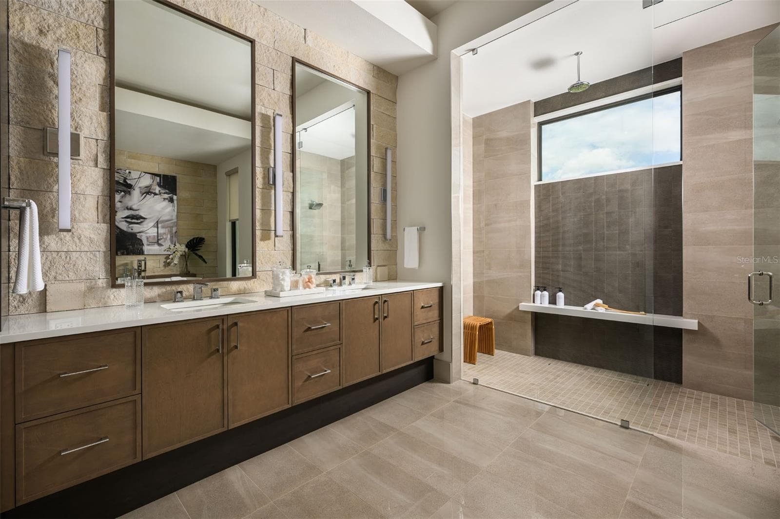 Primary en suite (photo from Lago model) - 8613 SANDPOINT ST, SARASOTA
