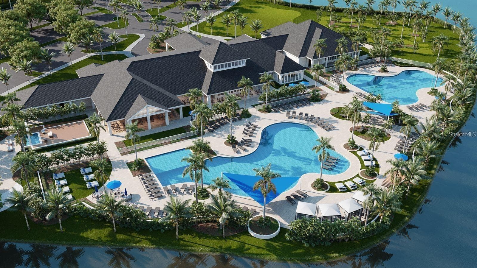 Rendering of amenities center - 8613 SANDPOINT ST, SARASOTA