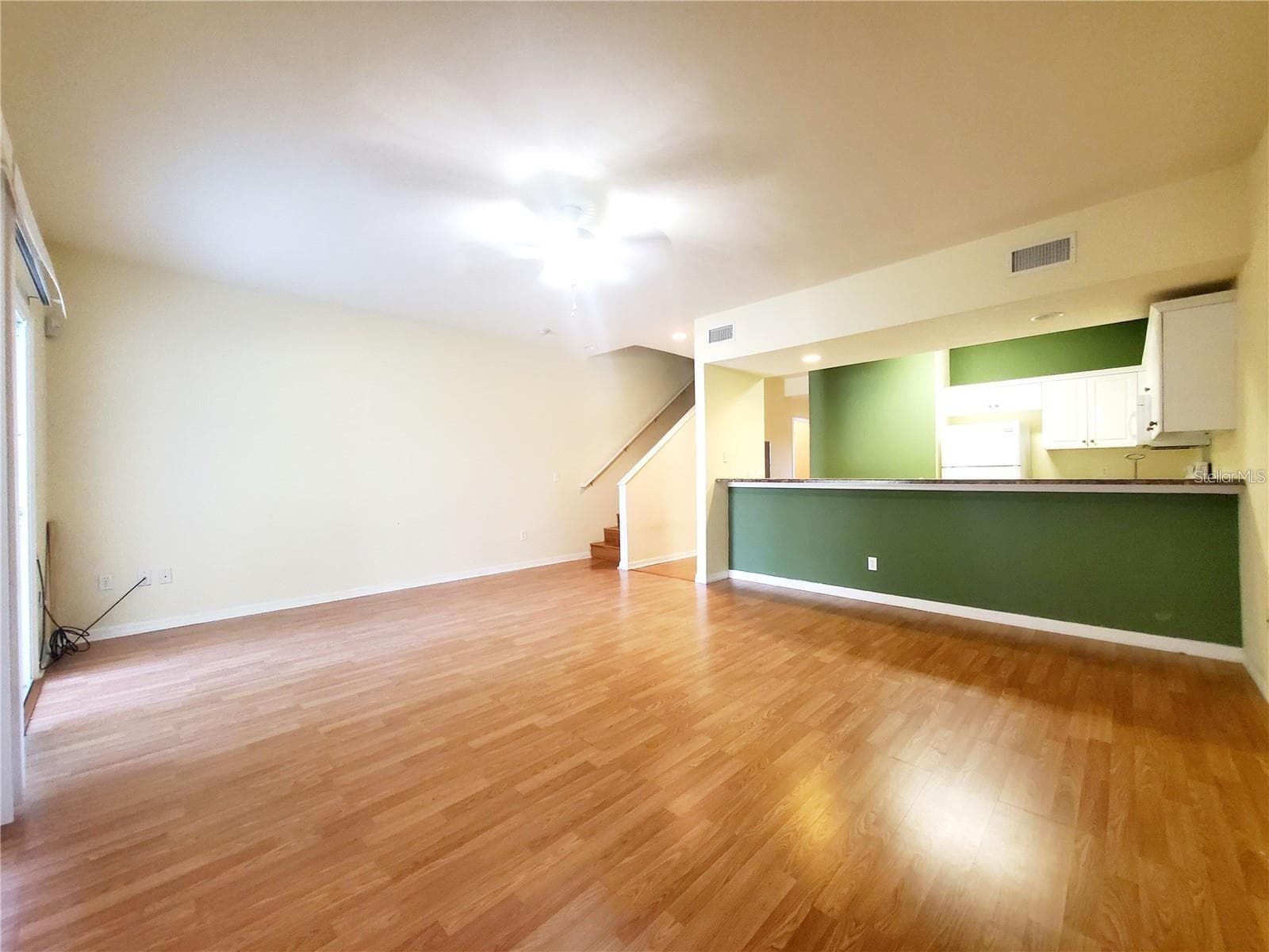 Living area (green is gone now) - 1561 NW 29TH RD #8, GAINESVILLE