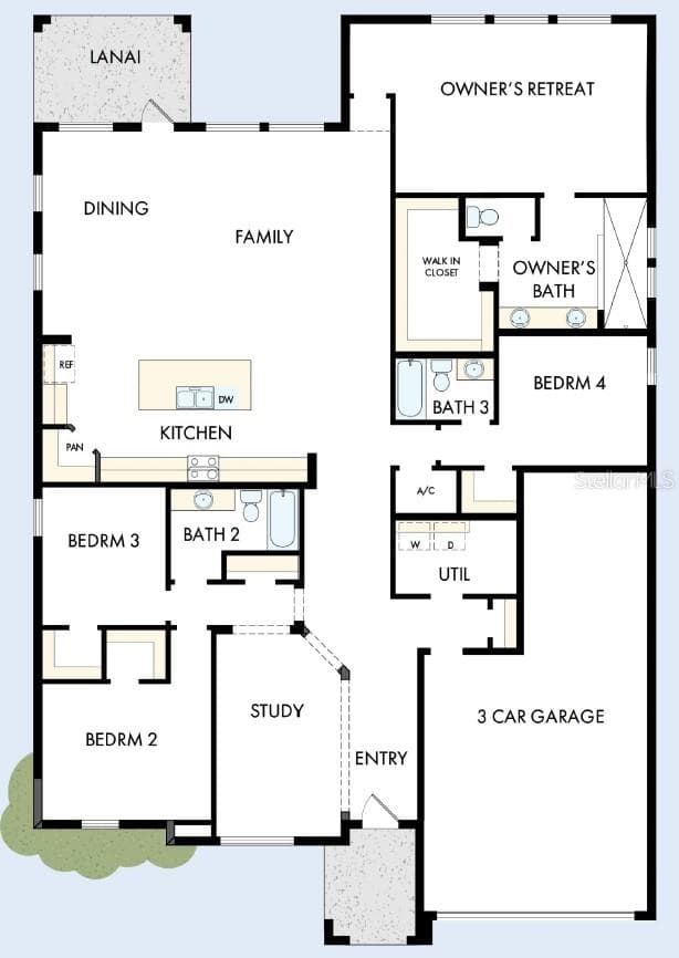 Floor Plan - 437 SPRING HARVEST DR, PLANT CITY