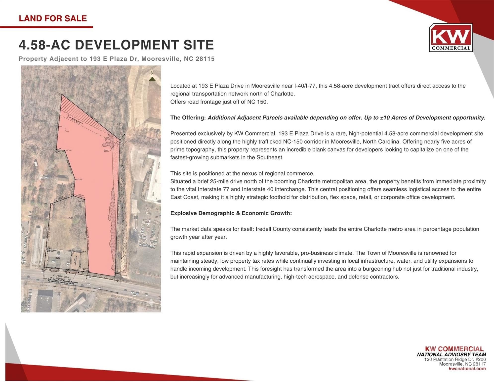 Unimproved Commercial at Mooresville, photo 2 of 3
