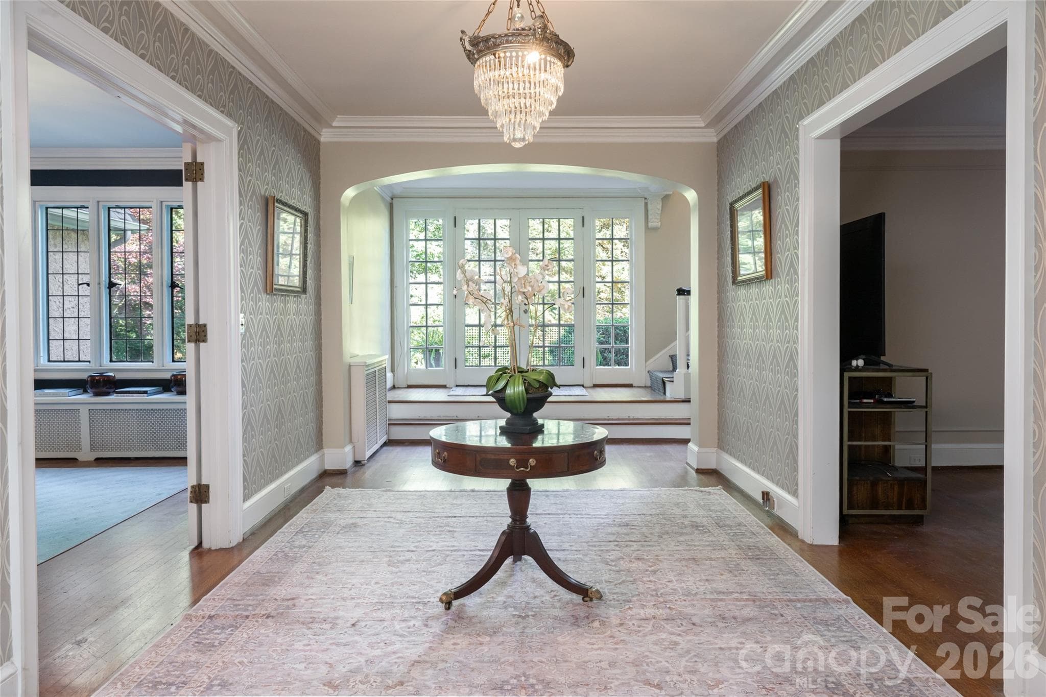 Entrance Foyer - 334 Vanderbilt Road, Biltmore Forest