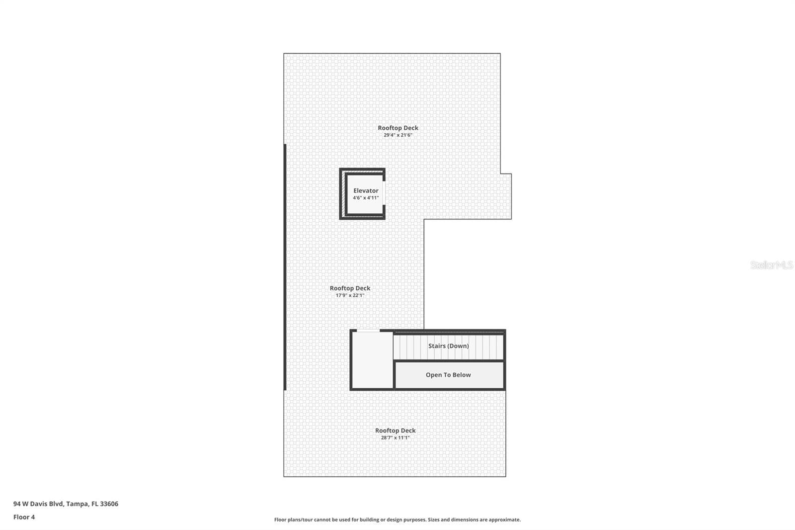 Floor 4 - Rooftop - 94 W DAVIS BLVD., TAMPA