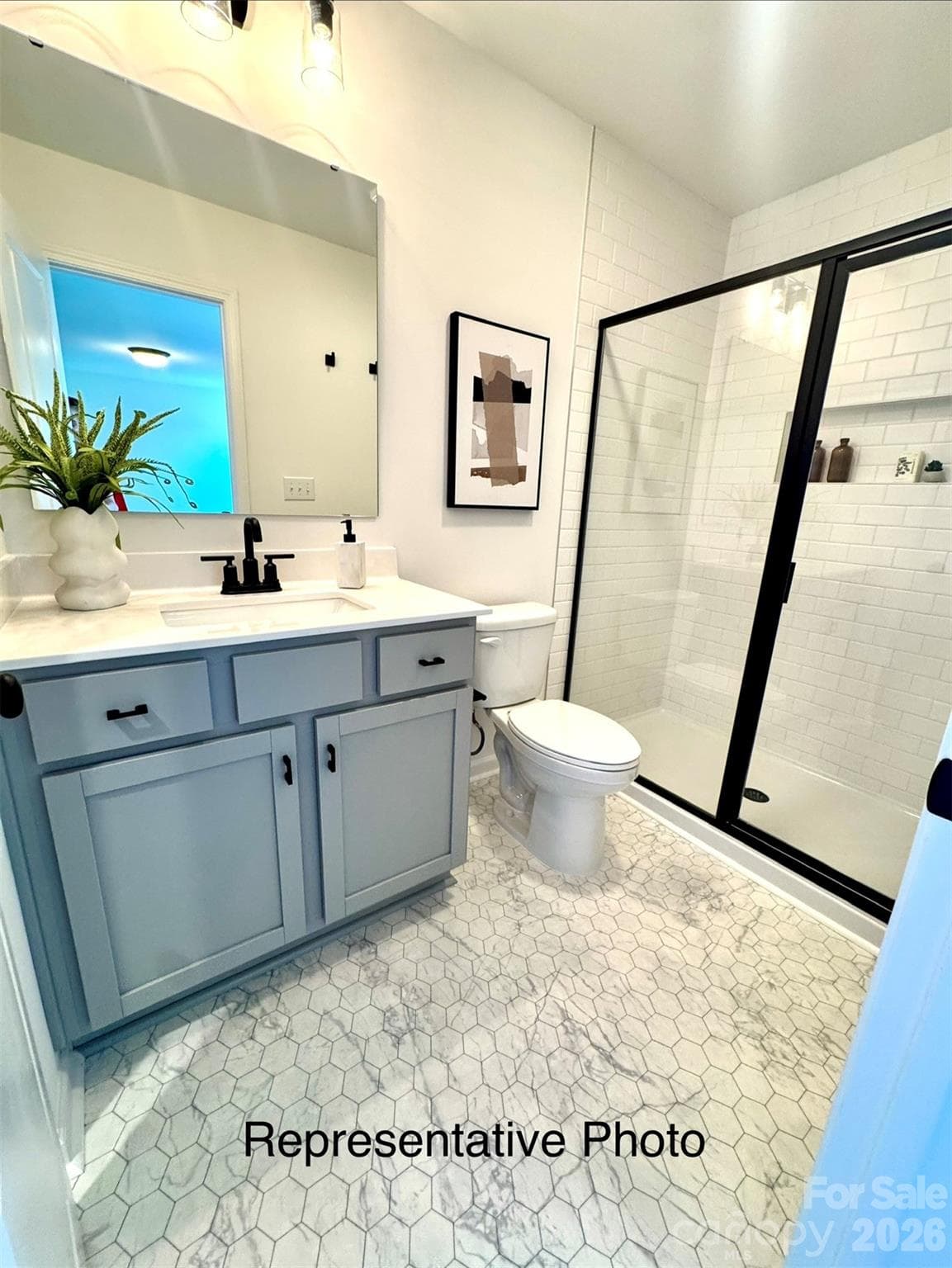 Primary Bath - 407 Drawbar Drive, Clover