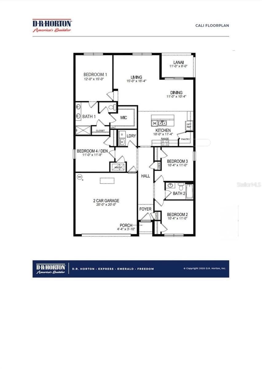 Floor Plan - 5223 BYRONIC CT, BROOKSVILLE