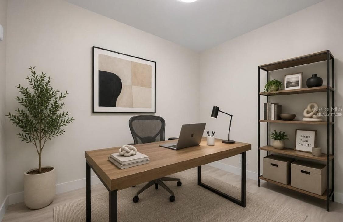 Virtually Staged - Den/Office - 275 1ST AVE S #3503, ST PETERSBURG
