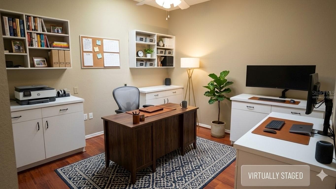 Virtually Staged den/office - 6948 STONEYWALK CT, BRADENTON