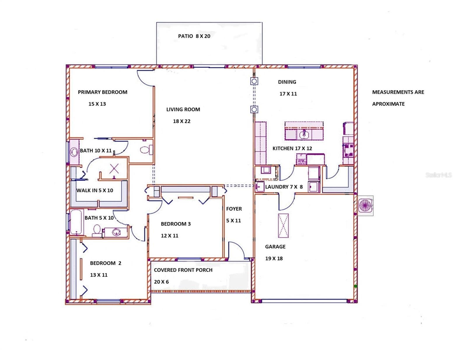 FULL FLOOR PLAN - 411 SHANNON ESTATES CT, PLANT CITY