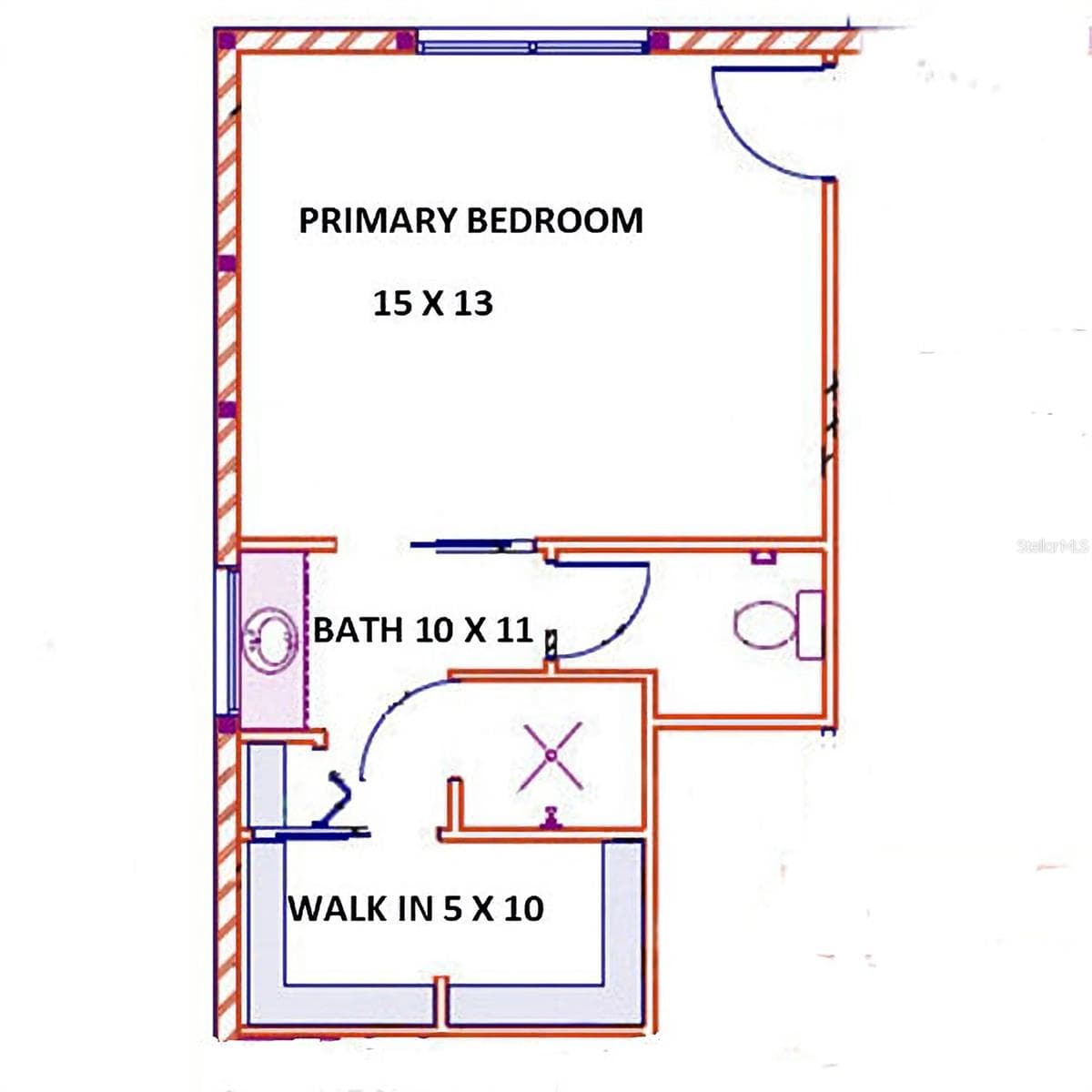 DETAIL PRIMARY BR & BA - 411 SHANNON ESTATES CT, PLANT CITY