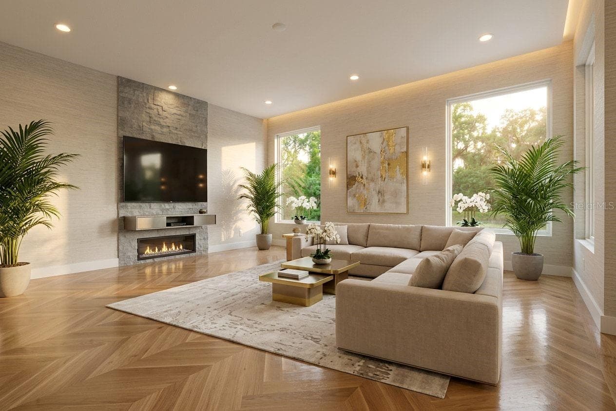 AI Generated/ Virtual staging environment - 818 LAKE AGNES DR, POLK CITY