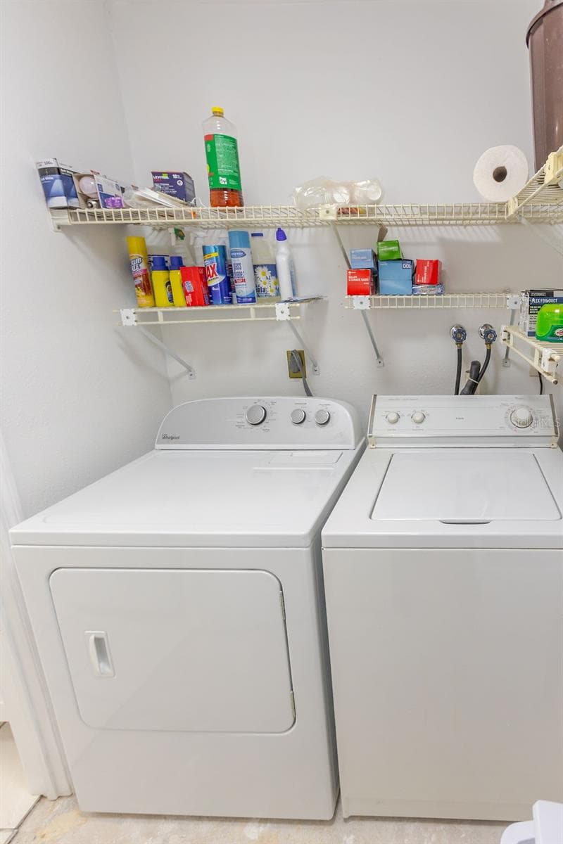 Washer and dryer - 7560 ST ANDREWS BLVD #7560, WEEKI WACHEE