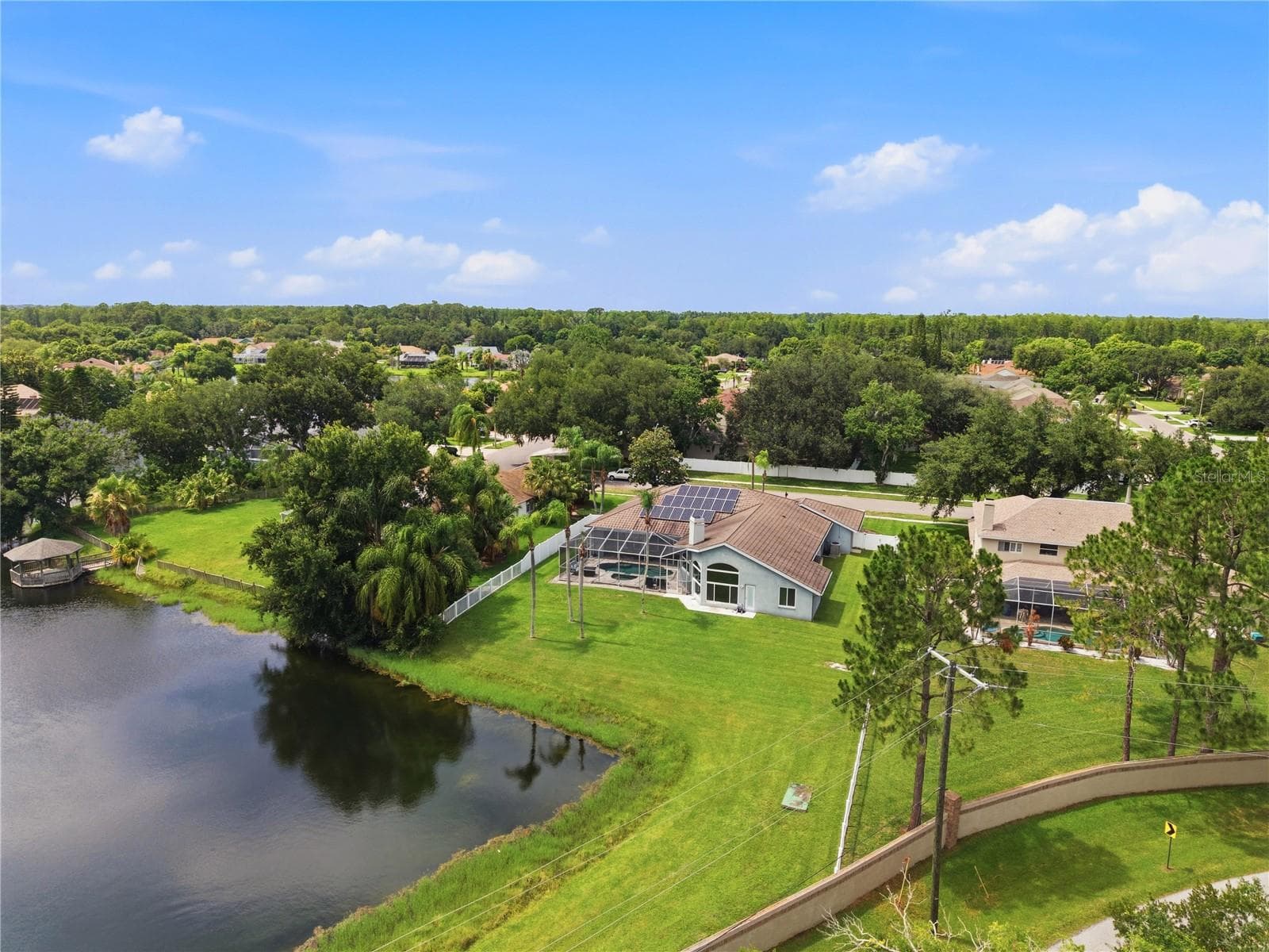 South aerial view - 17024 WINNERS CIR, ODESSA
