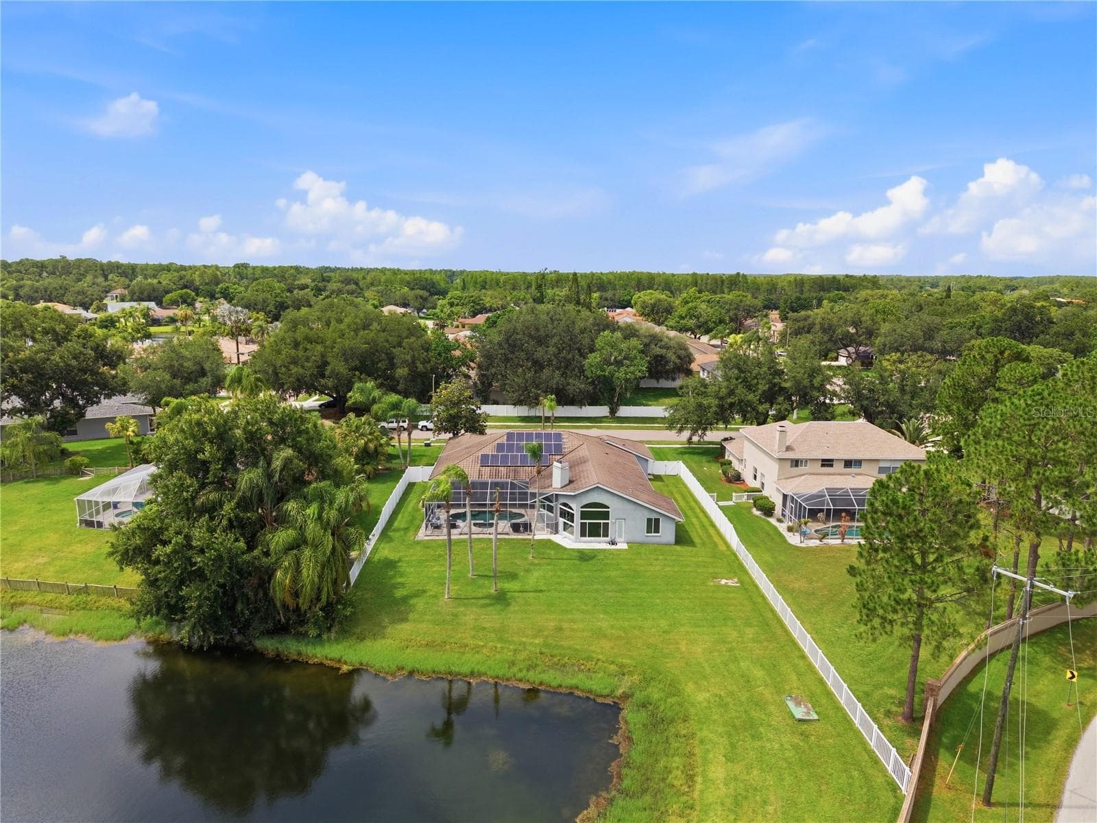 South aerial view - 17024 WINNERS CIR, ODESSA