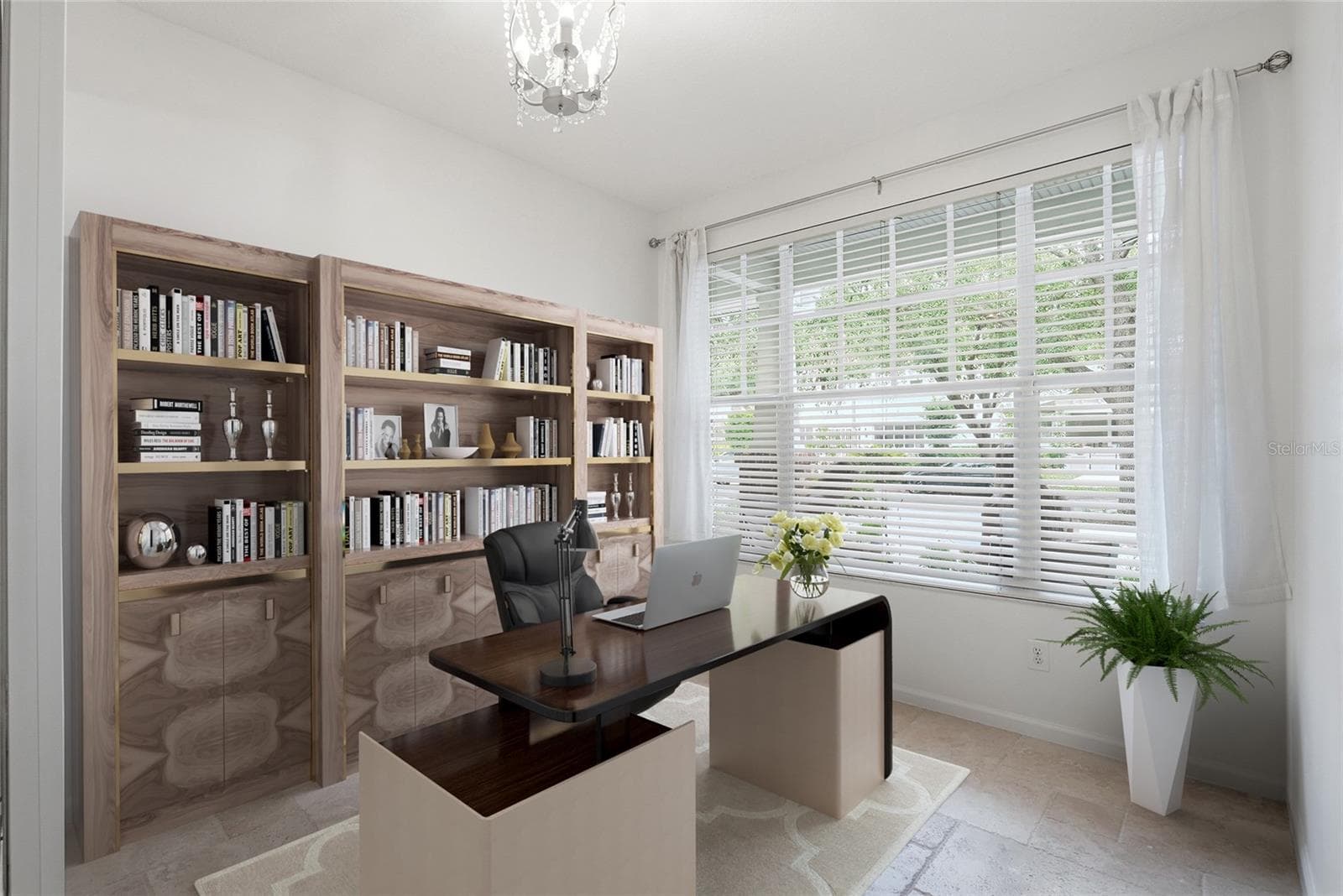 Staged 1st floor Bedroom or Office - 809 S OREGON AVE #B, TAMPA