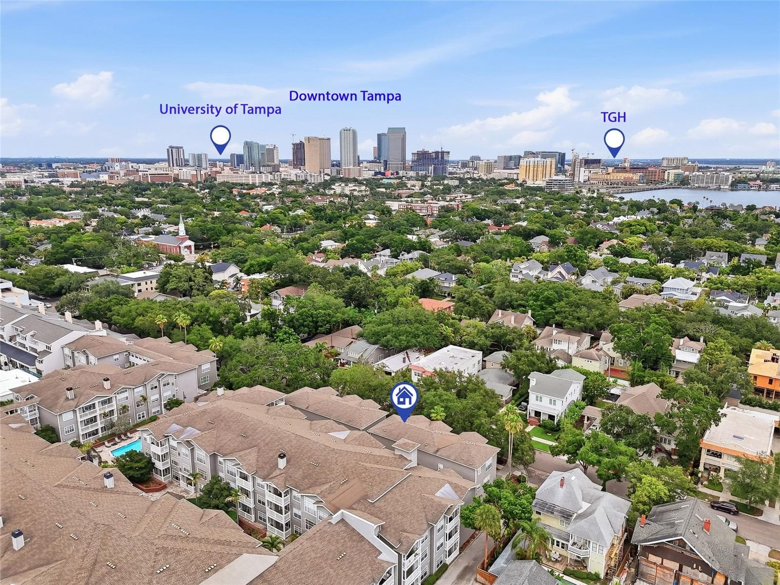Enjoy a walk or bike ride to Tampa General Hospital, Downtown Tampa, and University of Tampa - 809 S OREGON AVE #B, TAMPA