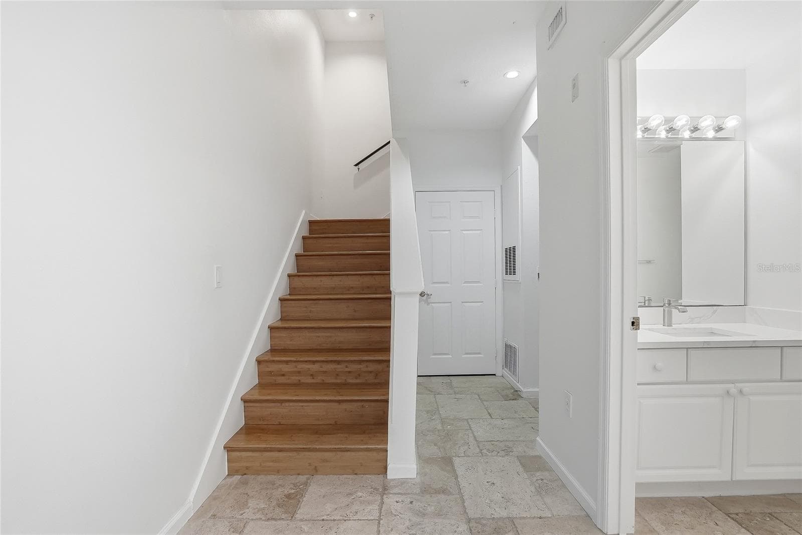 Stairs to the 2nd floor and full size bathroom downstairs - 809 S OREGON AVE #B, TAMPA