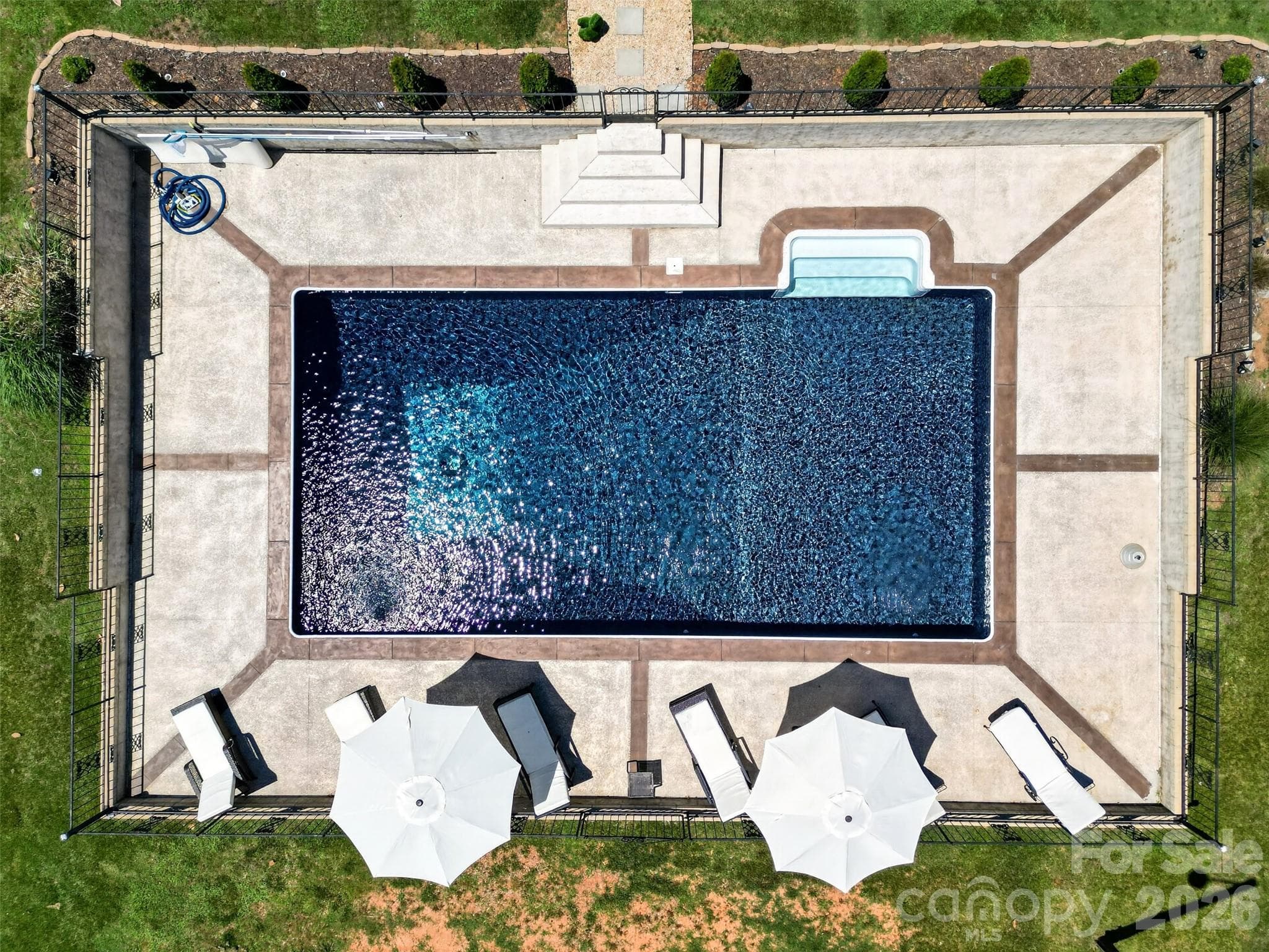 over view pool - 615 Kenway Loop, Mooresville